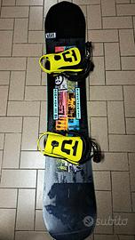 Tavola snowboard Rome157 piu attacchi union strata