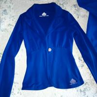 Giacca in felpa blu Fornarina 