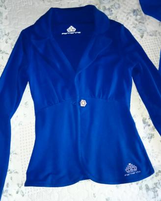 Giacca in felpa blu Fornarina 