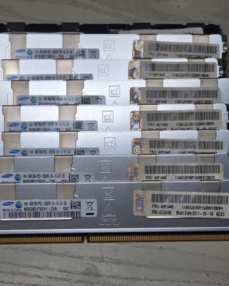 32GB RAM DDR3 ECC Registered per SERVER