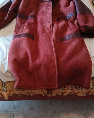 CAPPOTO  VINTAGE ANNI 80 MONTONE DA DONNA TG 48