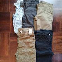 lotto di 5 jeans tg 42