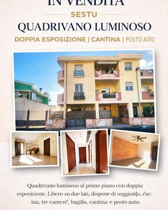 Quadrivano luminoso con doppia esp posto auto