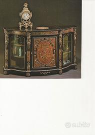 tavolo, sedie, credenza e consolle Boulle Luigi XV