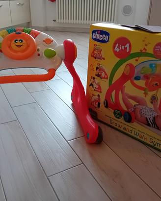primi passi chicco Grow and Walk Gym