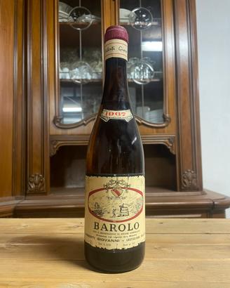 Barolo 1967 Viberti Giovanni Cru Rocche