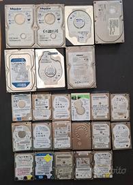 LOTTO 24 pezzi hard disk