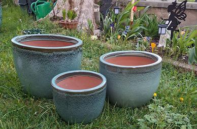 Vasi terracotta smaltati