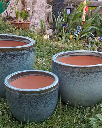 Vasi terracotta smaltati