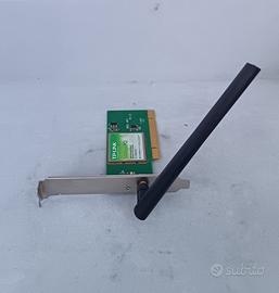 SCHEDA WIRELESS NETWORK TP-LINK 54MB PCI PER PC