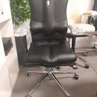 Sedia ergonomica Kulik Elegance ecopelle nera