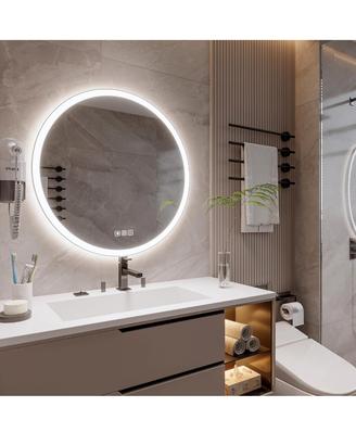 specchio per consolle trucco o bagno, con luce