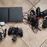 Bundle PS2 slim + giochi + Buzz