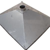 Cappa per barbecue o camino acciaio inox