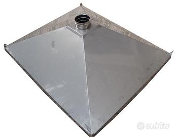 Cappa per barbecue o camino acciaio inox