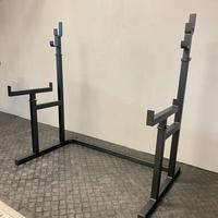 Half rack panca squat powerlifting palestra