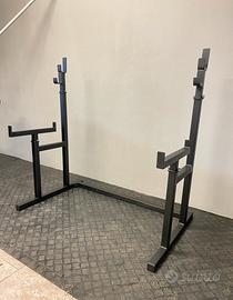 Half rack panca squat powerlifting palestra