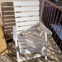 Poltrona reclinabile da giardino