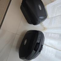 Bauletti laterali GIVI rigidi + telaio, Honda