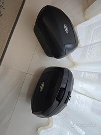 Bauletti laterali GIVI rigidi + telaio, Honda