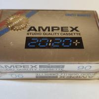 Pack di 2 Audiocassette vergini Ampex 20/20+ 90