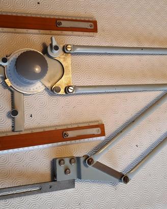 tecnigrafo portatile  opti  con squadre in legno
