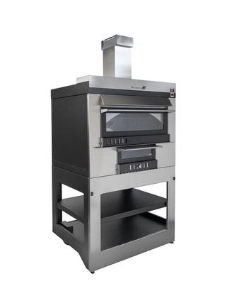 forno a legna modello CUBO della RossoFuoco