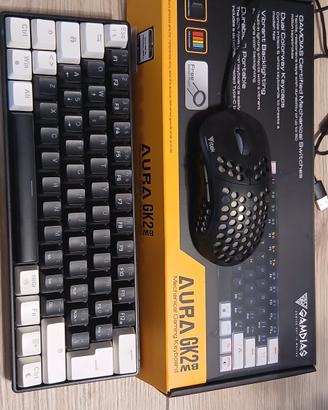 Tastiera Meccanica GAMDIAS GK2 + Mouse Gaming G71