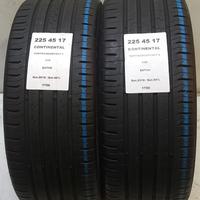 2 GOMME 225 45 17 CONTINENTAL A1750