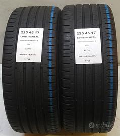 2 GOMME 225 45 17 CONTINENTAL A1750