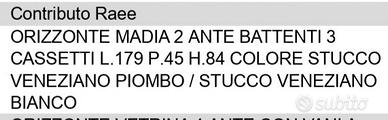 Madia a 2 ante