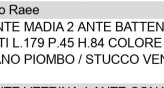 Madia a 2 ante