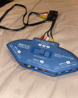 switch  game selector selettore AV RCA RGB