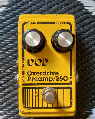 DOD Overdrive Preamp/250 vintage anni 80