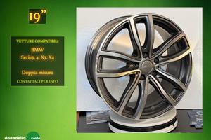 Cerchi in Lega 19" BMW - doppia misura