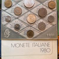 Monete lire zecca italiana 1980