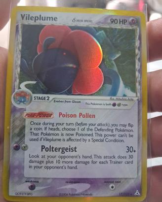 carta pokemon vileplume Delta species 17/110 