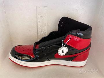 Air Jordan 1 Retro High OG Bred Patent 42,5