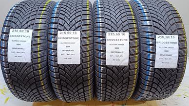 4 GOMME 215 60 16 BRIDGESTONE INV RIF4540