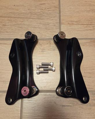 kit attacchi 4 punti nero ORIGINALE harley 