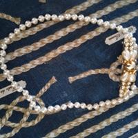 collana di perle con fermaglio per capelli di perl