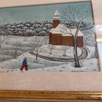 Edmondo Vittiglio paesaggio invernale 