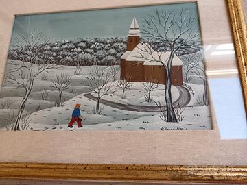 Edmondo Vittiglio paesaggio invernale 