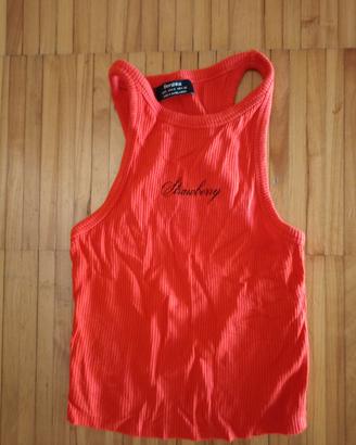 Top canotta Bershka 