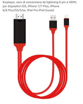 Cavo da lightning a hdmi