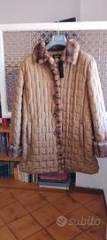 giaccone imbottito donna taglia 46 con inserti 