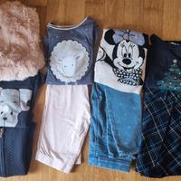 lotto abbigliamento bambina 5-6 anni