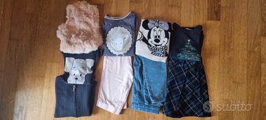 lotto abbigliamento bambina 5-6 anni