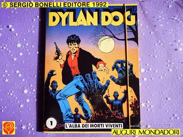 DYLAN DOG CARTELLINA numero uno Vintage 1992 nuovo