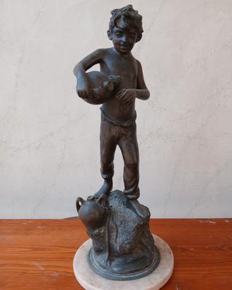 statua bronzo acquaiolo
